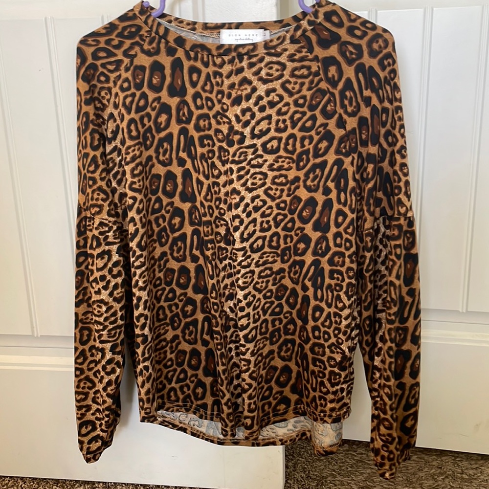Sigh Here Signature Clothing Cheetah Top